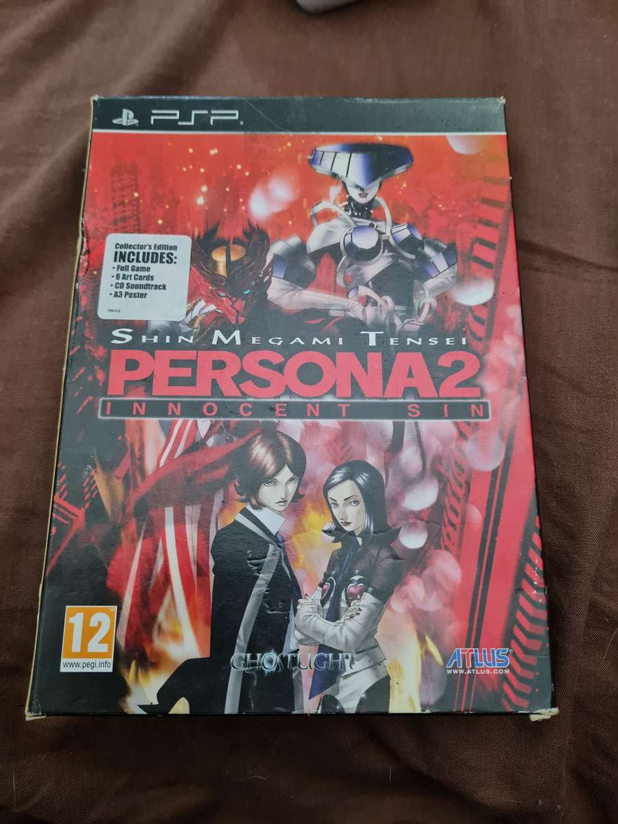 Persona 2 innocent sin collector's edition complete in box