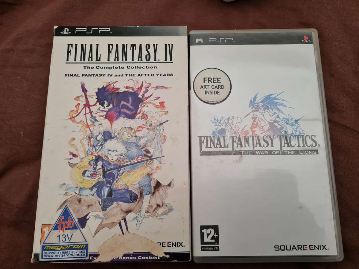 Lot of 8 psp final fantasy games