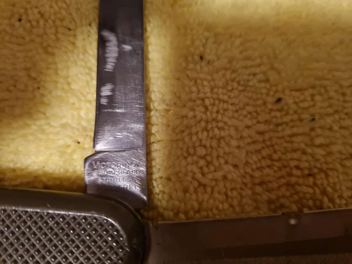 Two Swiss army knives