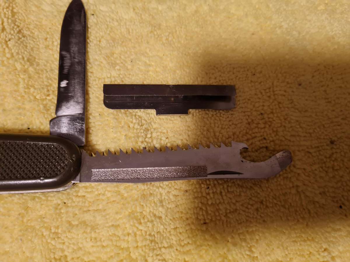 Two Swiss army knives