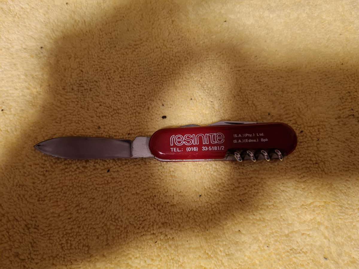 Two Swiss army knives