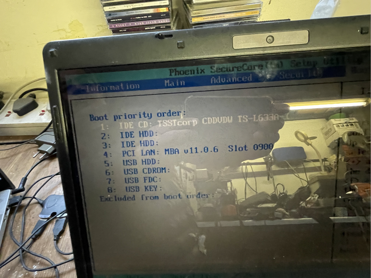 Laptop - Acer extensa 7630