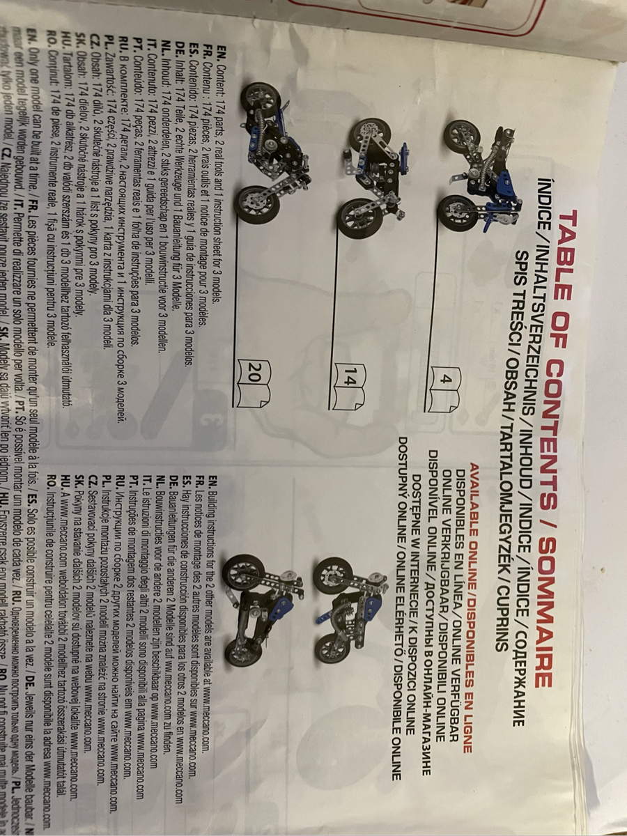 Meccano - Motorcycle