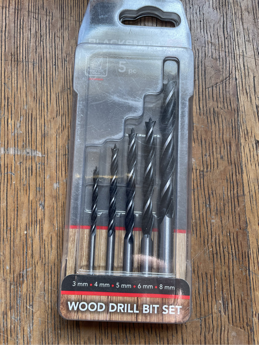 Wood drill set