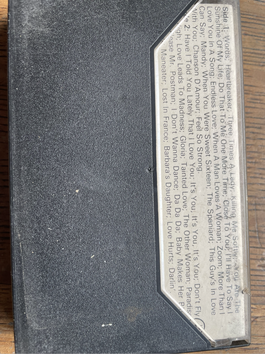 Love songs album (cassette)