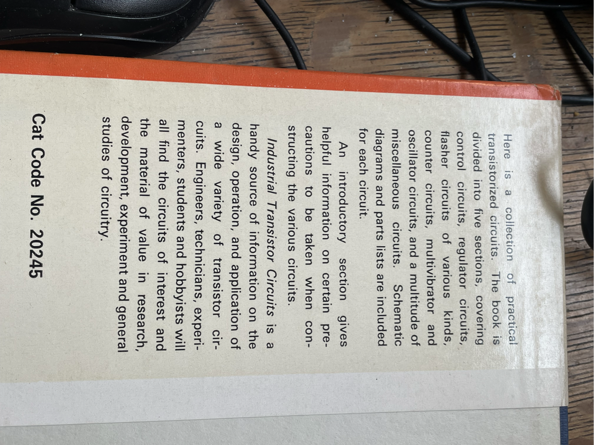 Book - Industrial Transistor circuits