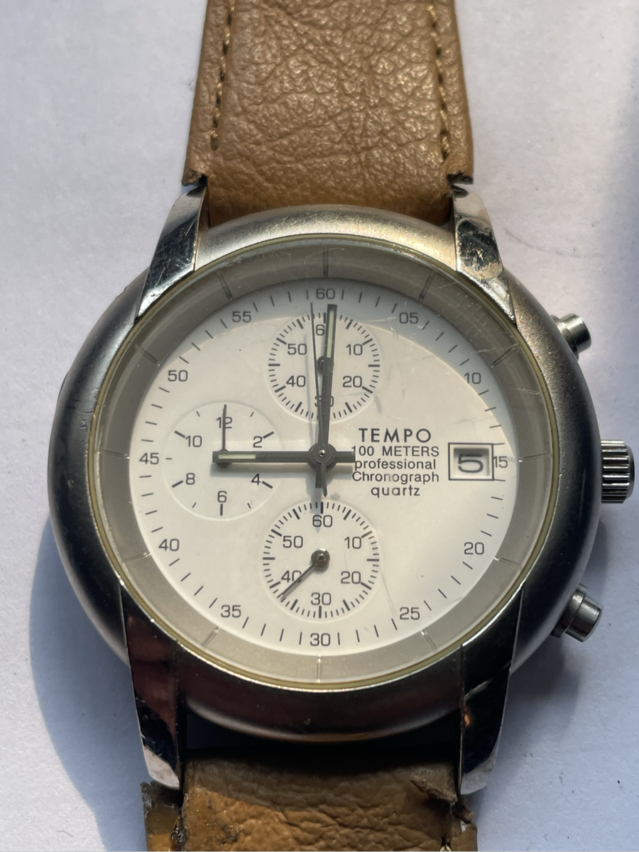 Vintage Watch - Tempo Quartz Chronograph