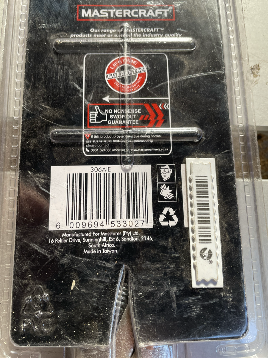 Mastercraft Vice Grip Nose Locking Pliers - 150mm