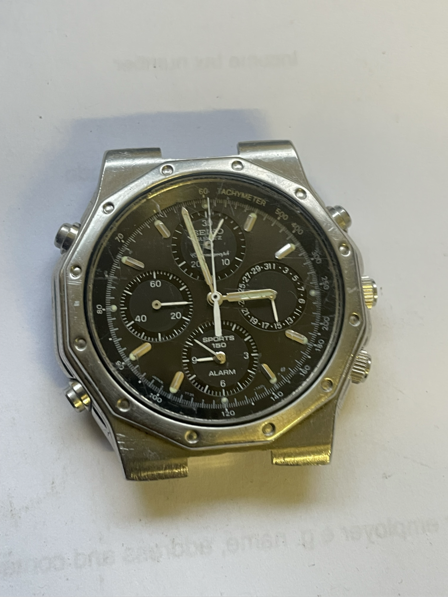 Vintage Watch - Sieko Quartz  7T334 - 7A10 A6 15Bar  120491