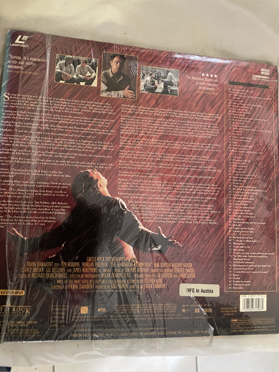 LaserDisc - Shawshank Redemption