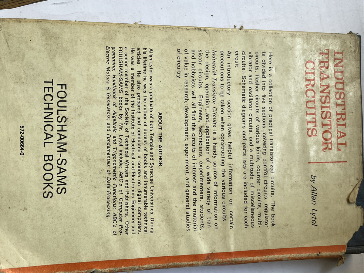 Book - Industrial Transistor circuits