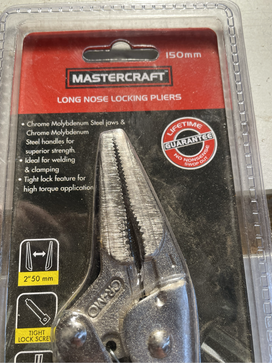 Mastercraft Vice Grip Nose Locking Pliers - 150mm