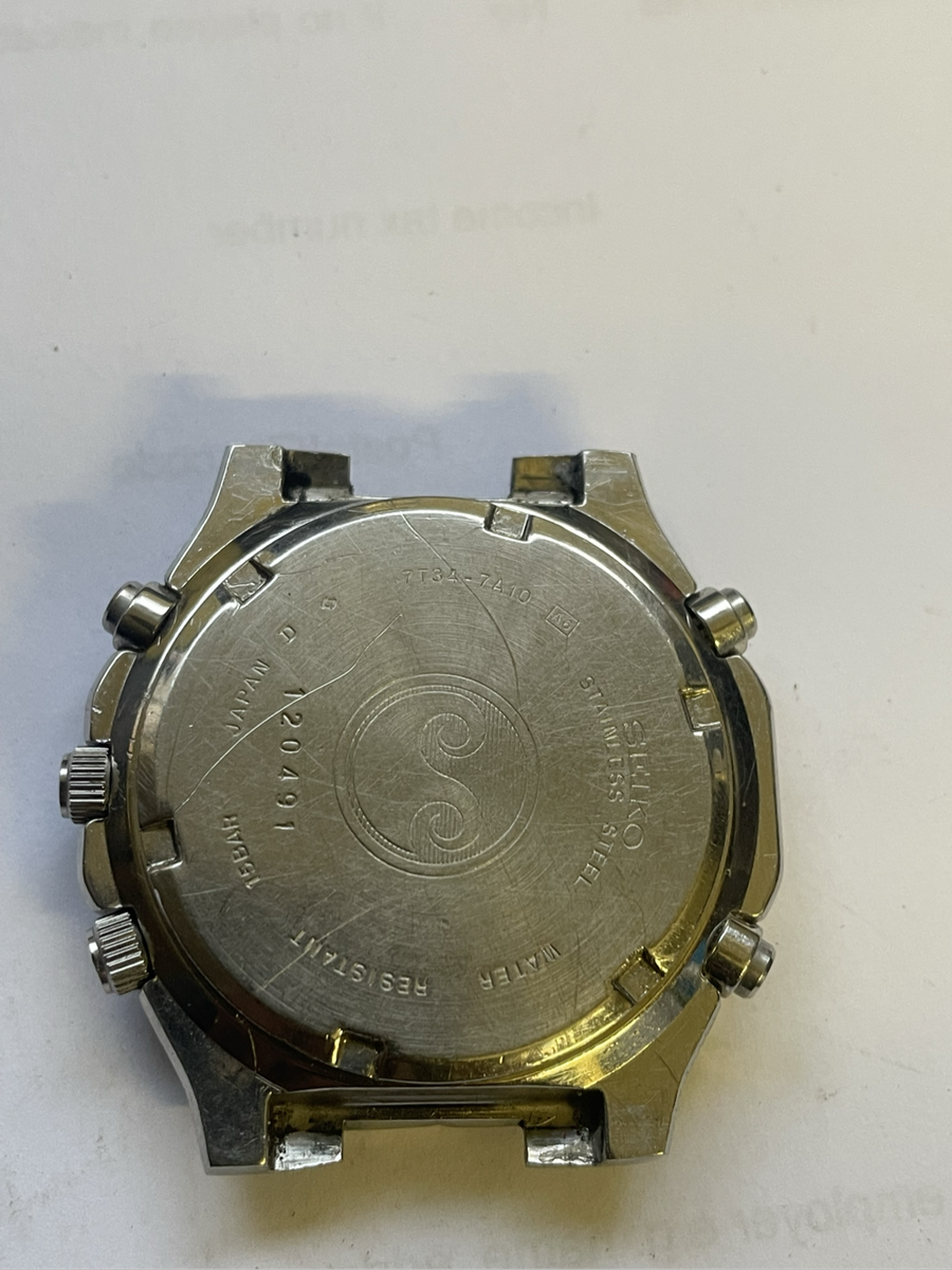 Vintage Watch - Sieko Quartz  7T334 - 7A10 A6 15Bar  120491