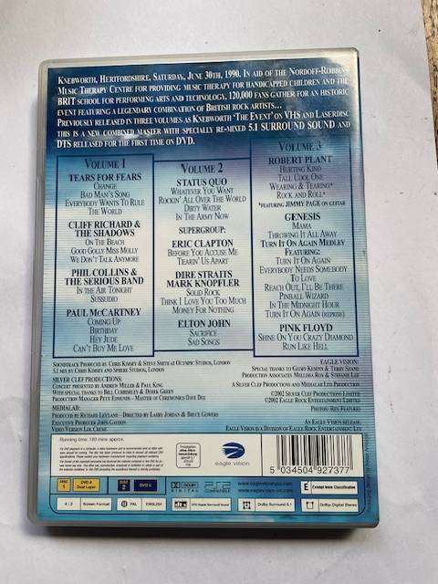 Live at Knebworth DVD - Parts 1, 2 & 3 - Legendary Concert
