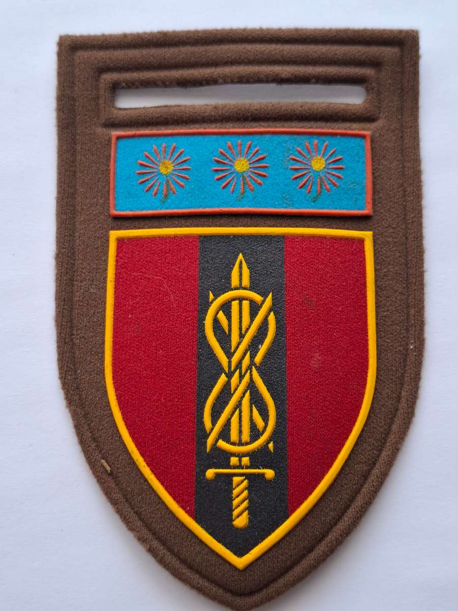 SADF Nutria Shoulder Flash - Provost School with Northern Tvl Command Bar
