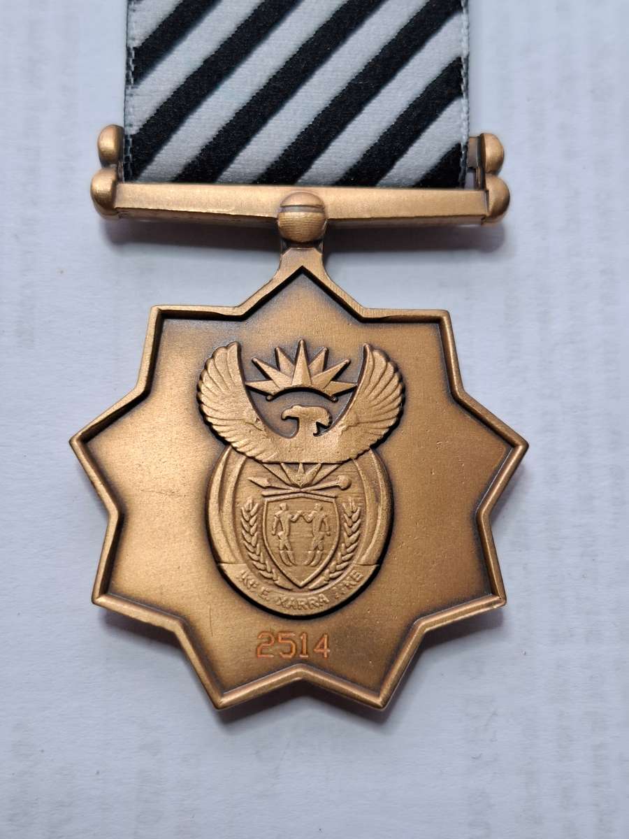 SANDF - Nelson Mandela Funeral medal - Bronze - Full size