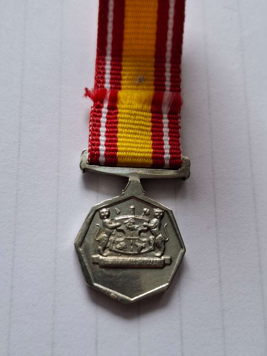 SADF - Bophuthatswana Nkwe Medal - miniature