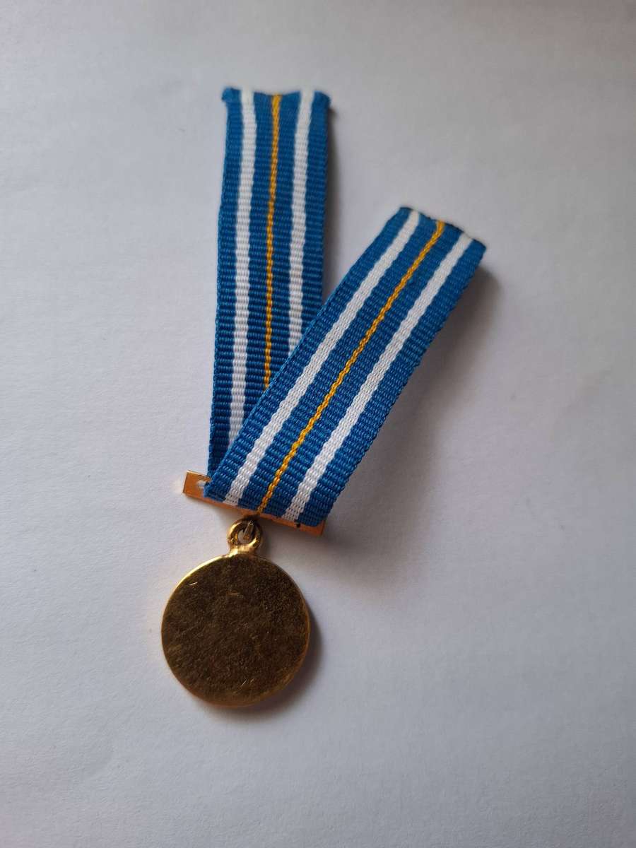 SWA Police medal - miniature - Faithful Service