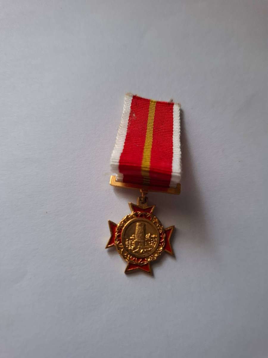 SWA Police medal - miniature - Distinguished Service