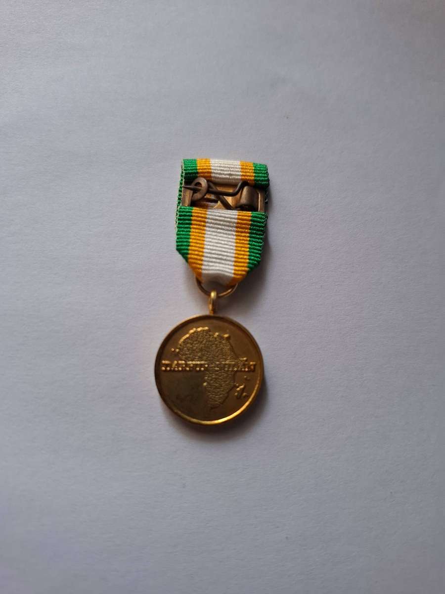 Africa Union medal - miniature Darfur / Sudan