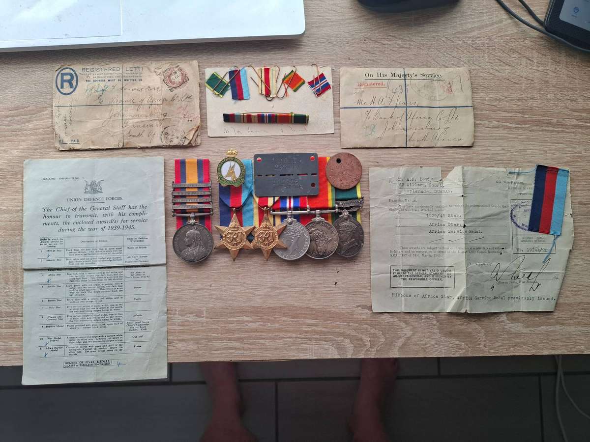 Boer War / WW2 family grouping