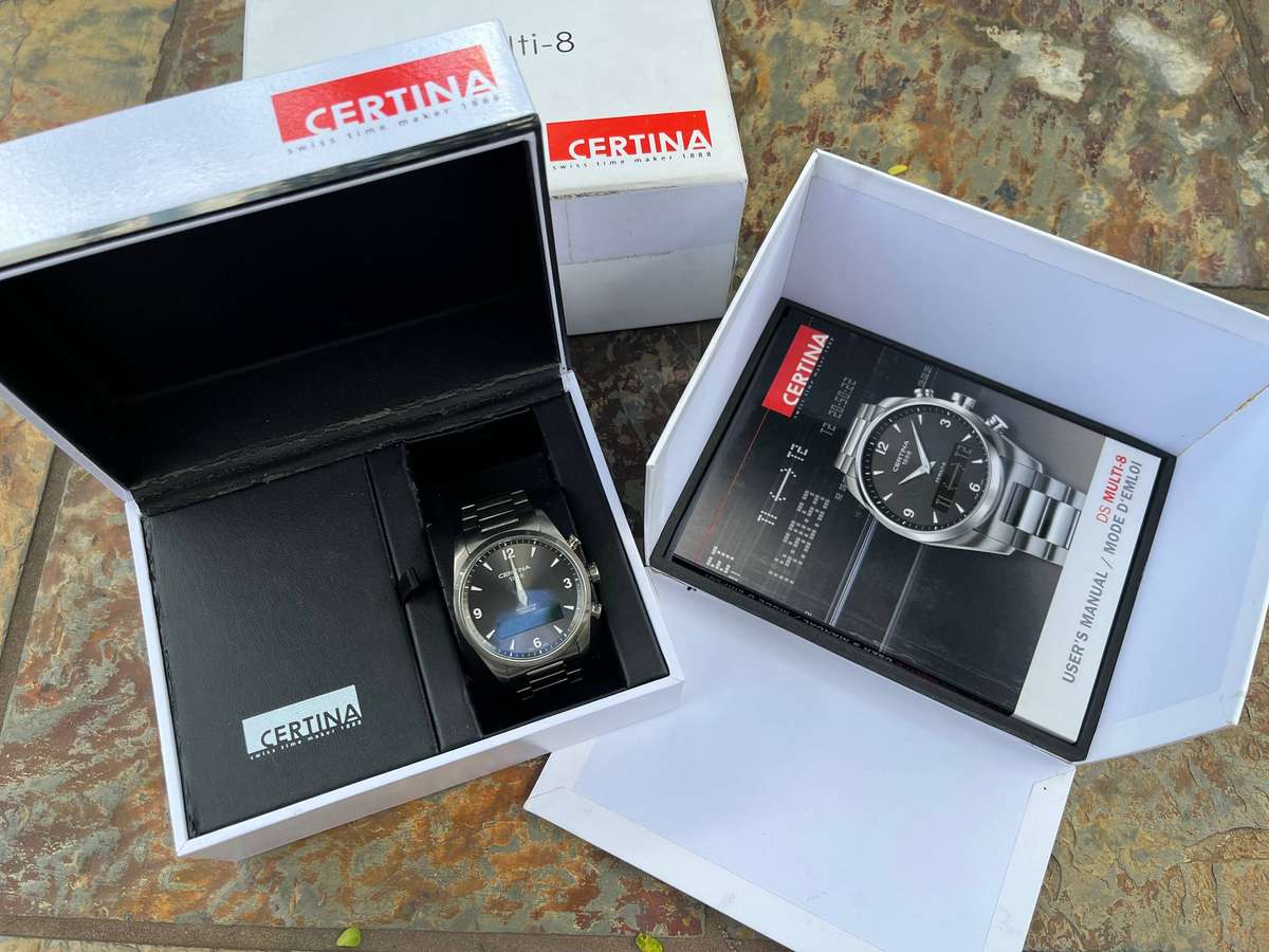 Certina DS-Multi 8 quartz watch titanium