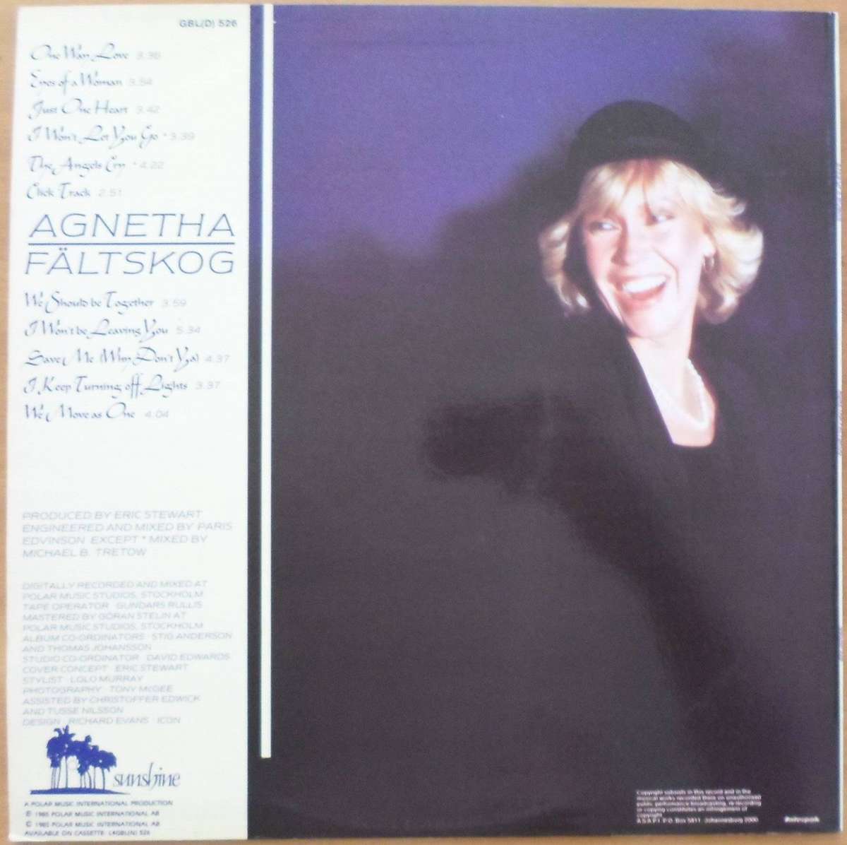 Agnetha Fältskog - Eyes of a Woman