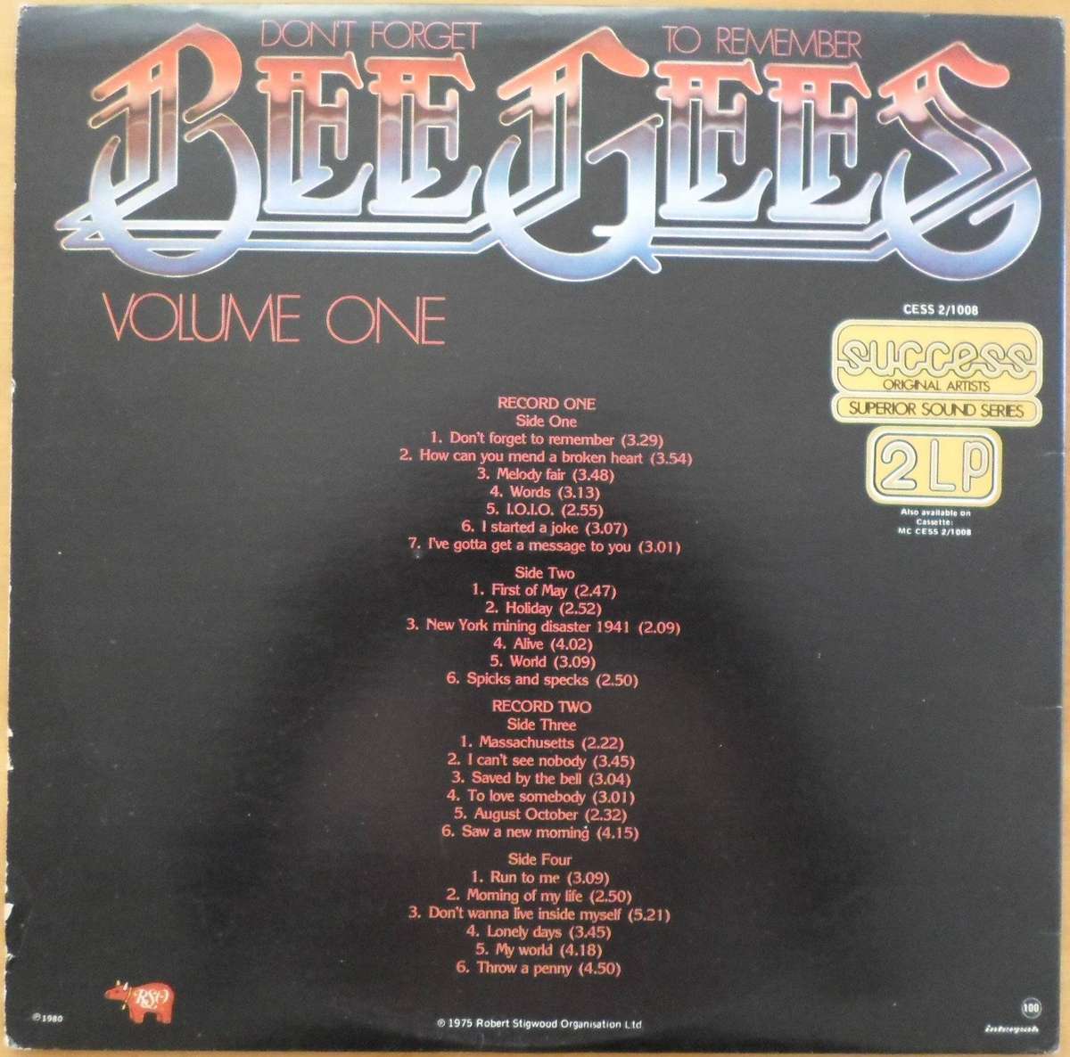 Bee Gees - Don't Forget to Remember Volume One