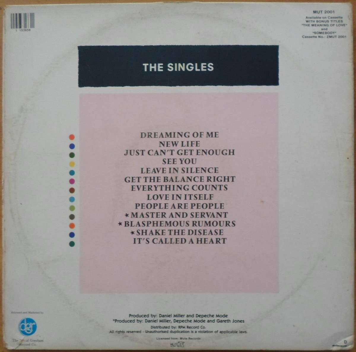 Depeche Mode - The Singles 81 - 85