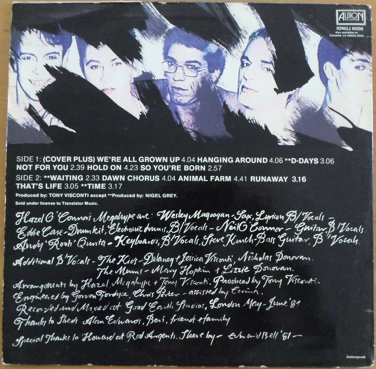 Hazel O'Connor - Cover Plus