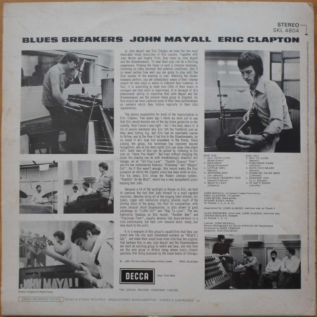 John Mayall with Eric Clapton - Blues Breakers