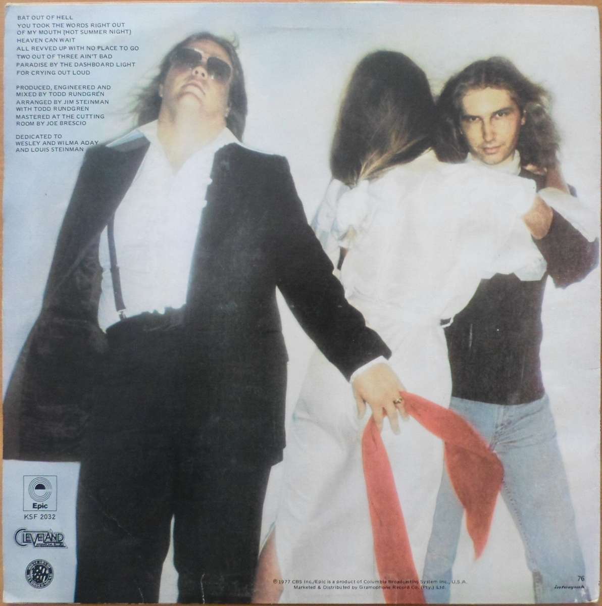 Meat Loaf - Bat Out of Hell