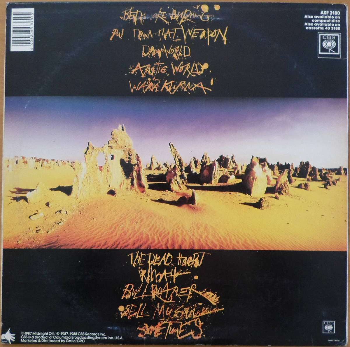 Midnight Oil - Diesel and Dust