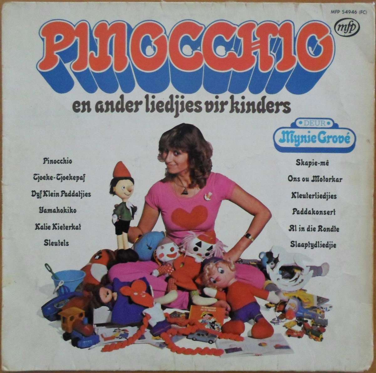 Mynie Grové - Pinocchio en Ander Liedjies vir Kinders