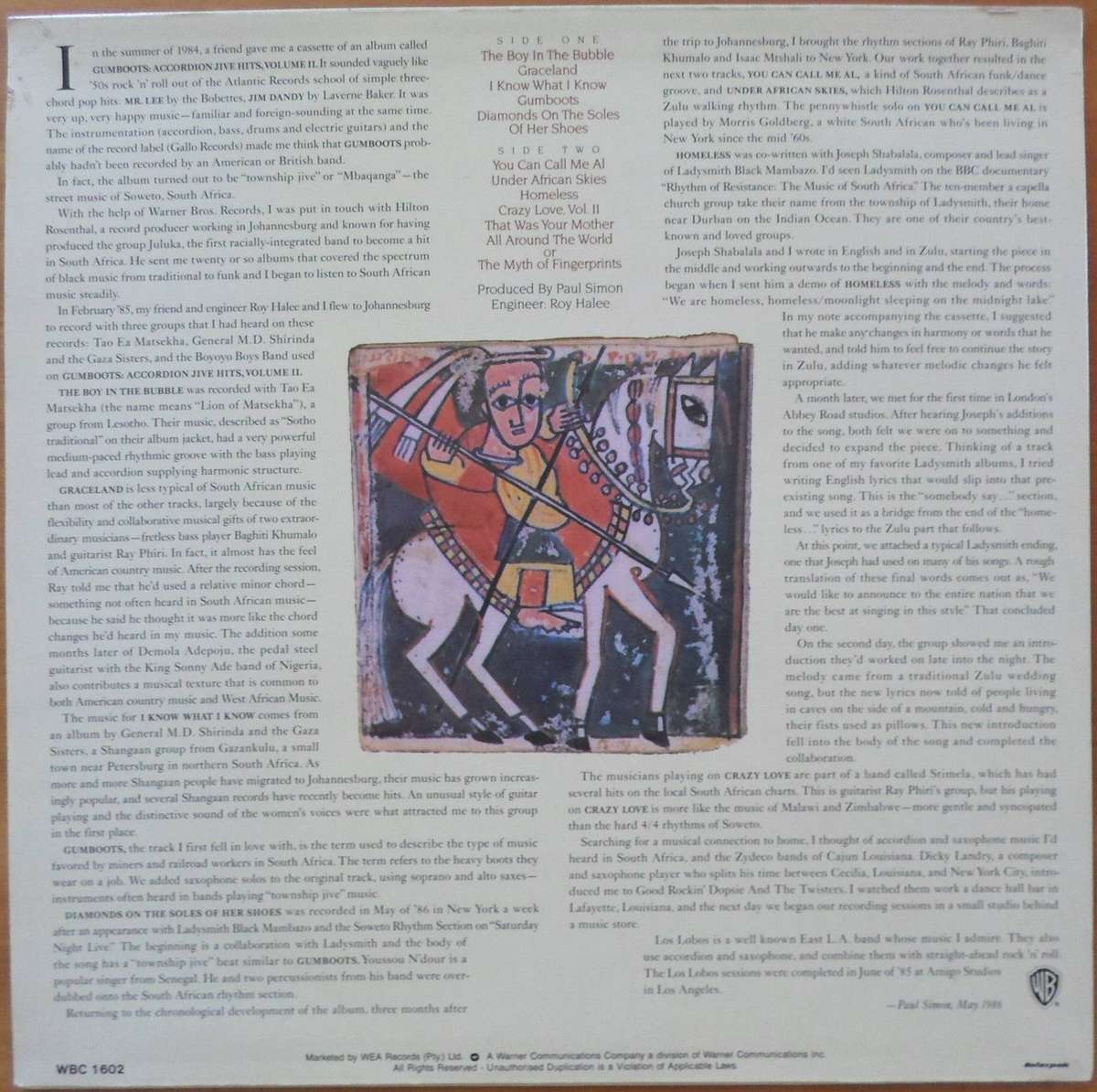 Paul Simon - Graceland