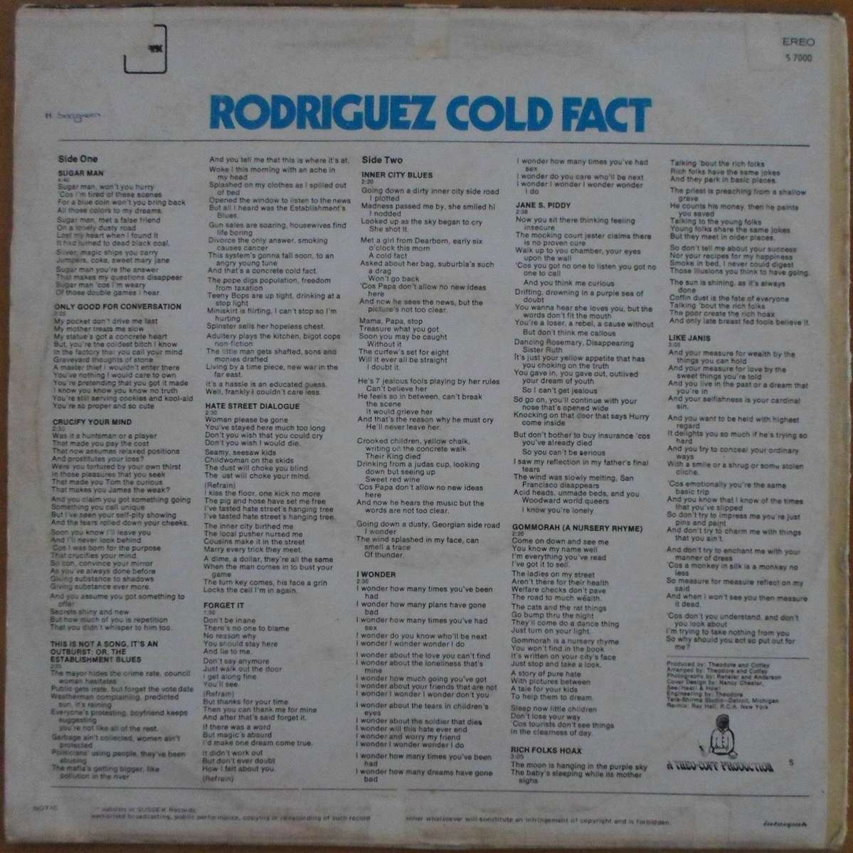 Rodriguez - Cold Fact