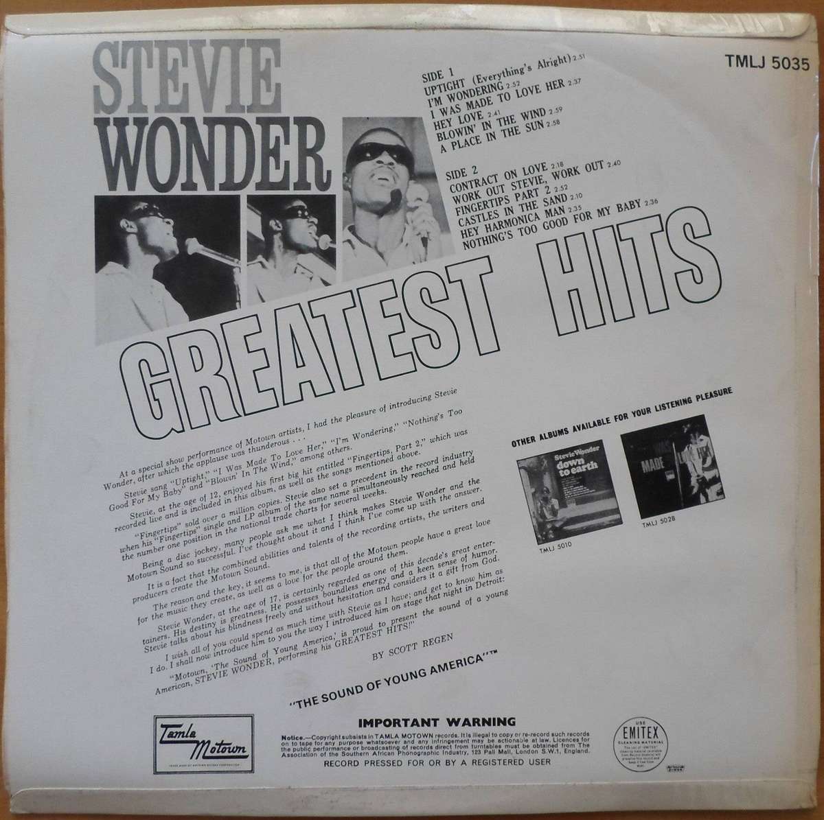 Stevie Wonder - Greatest Hits