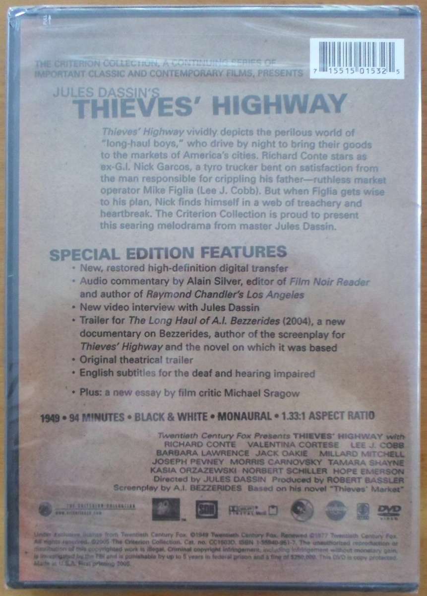 Thieves` Highway (The Criterion Collection)