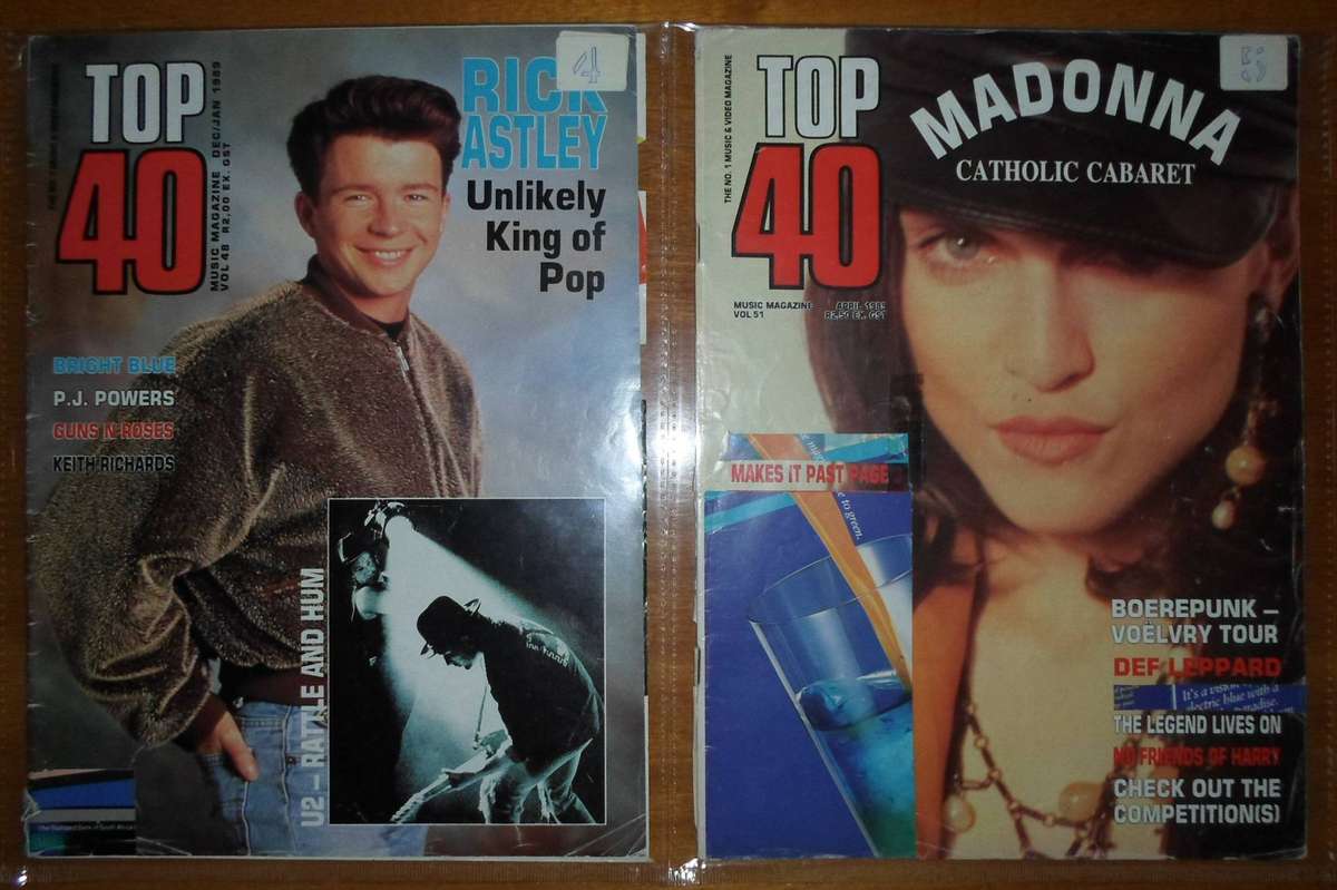 Top 40 Music Magazines Lot