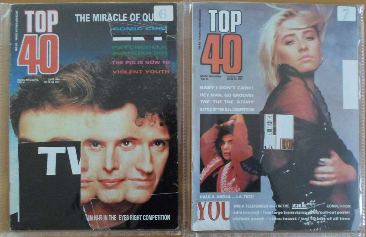Top 40 Music Magazines Lot