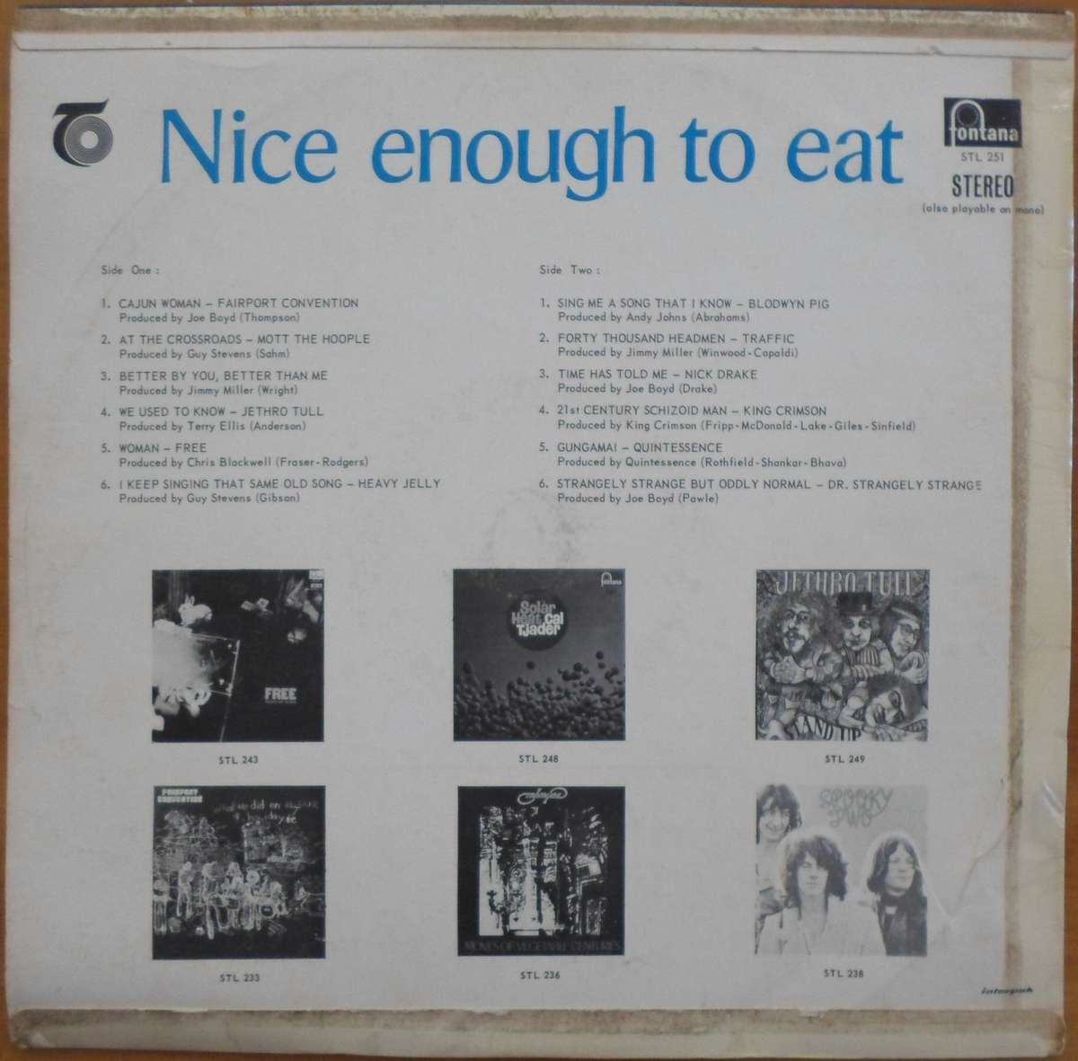 Various Artists - Nice Enough to Eat