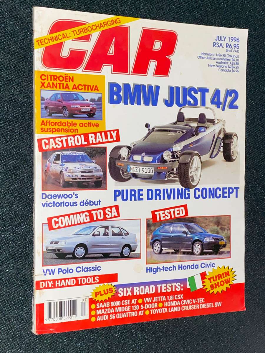 CARS MAGAZINE JULY 1996