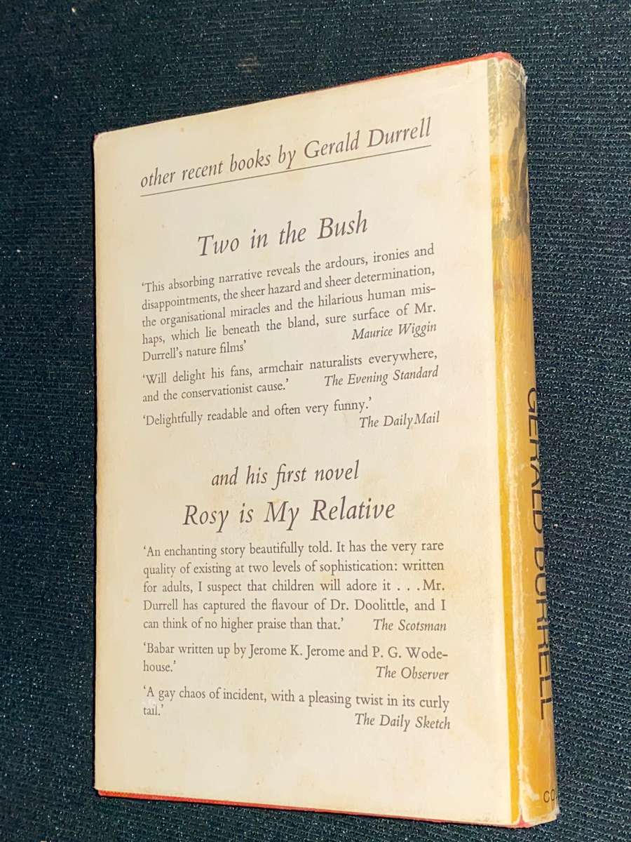 BIRDS, BEASTS & RELATIVES BY GERALD DURRELL 1ST EDITION