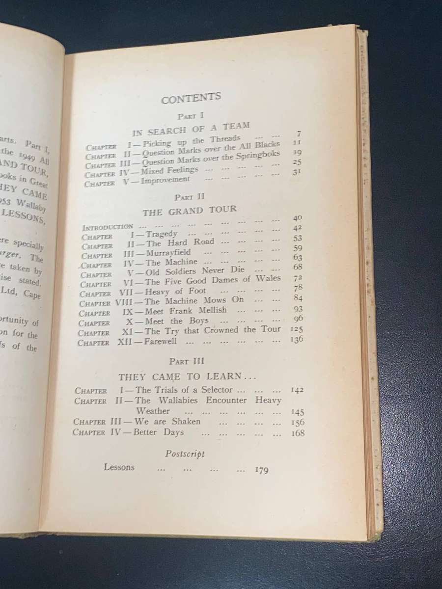 SPRINGBOK STORY 1949-1953 BY DANIE CRAVEN
