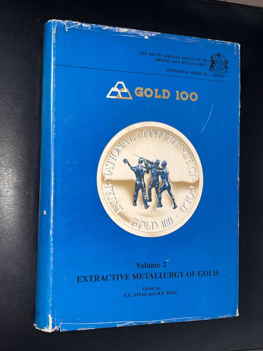 GOLD 100 2 VOLUME SET EXTRACTIVE METALLURGY OF GOLD
