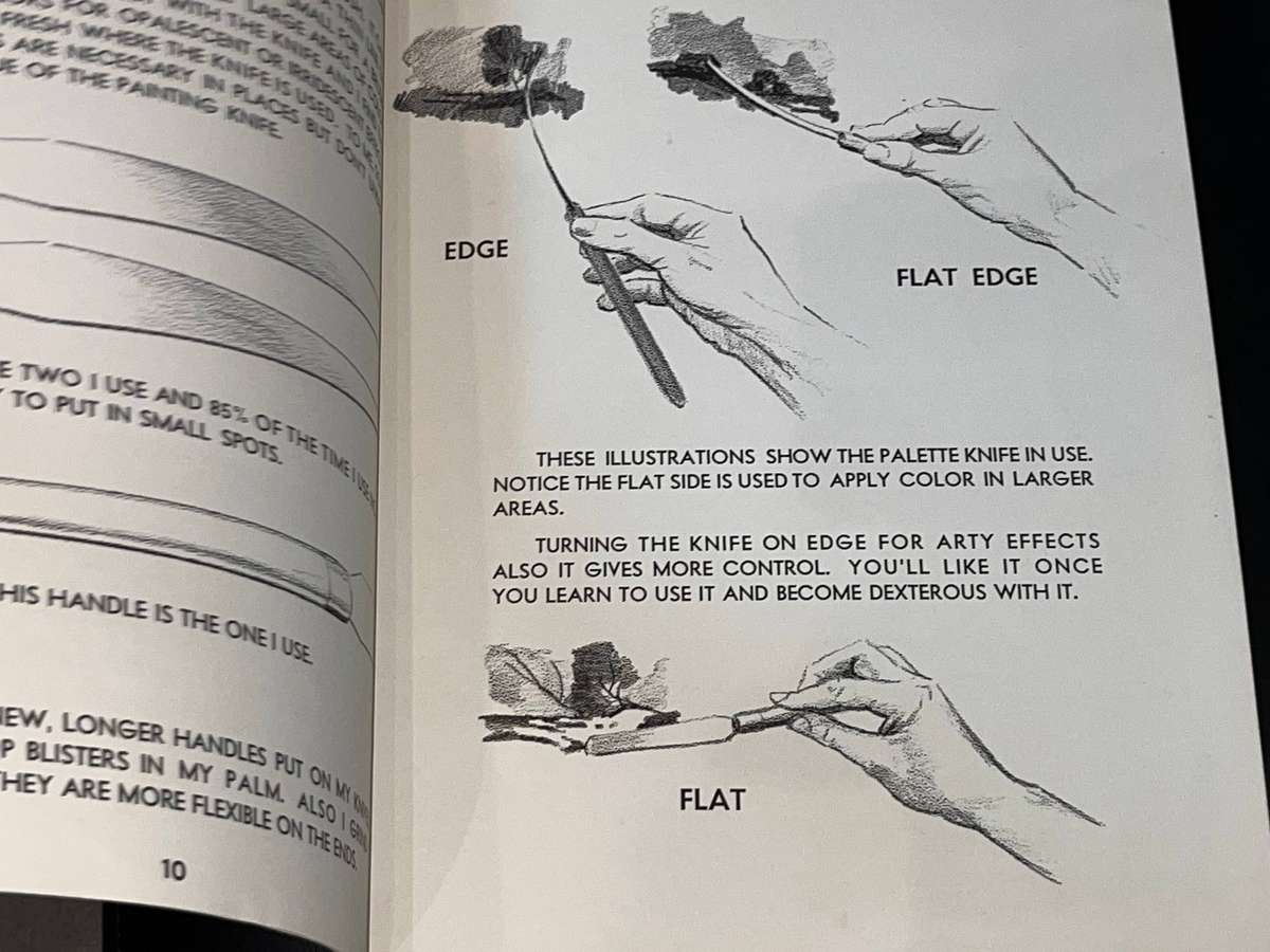 COLOUR WITH PALETTE KNIFE AND BRUSH BY MERLIN ENABNIT PUBLISHED BY WALTER T. FOSTER