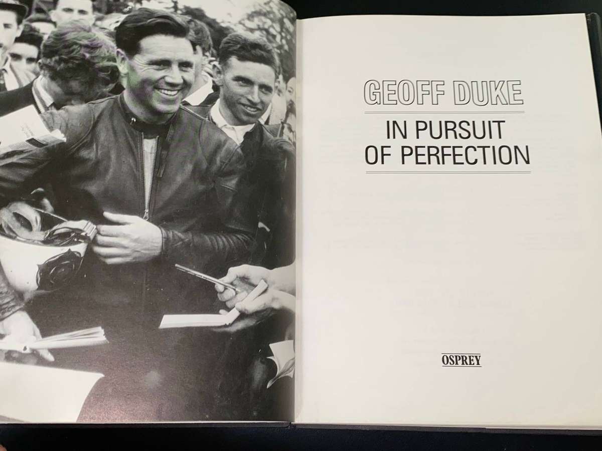 GEOFF DUKE IN PURSUIT OF PERFECTION