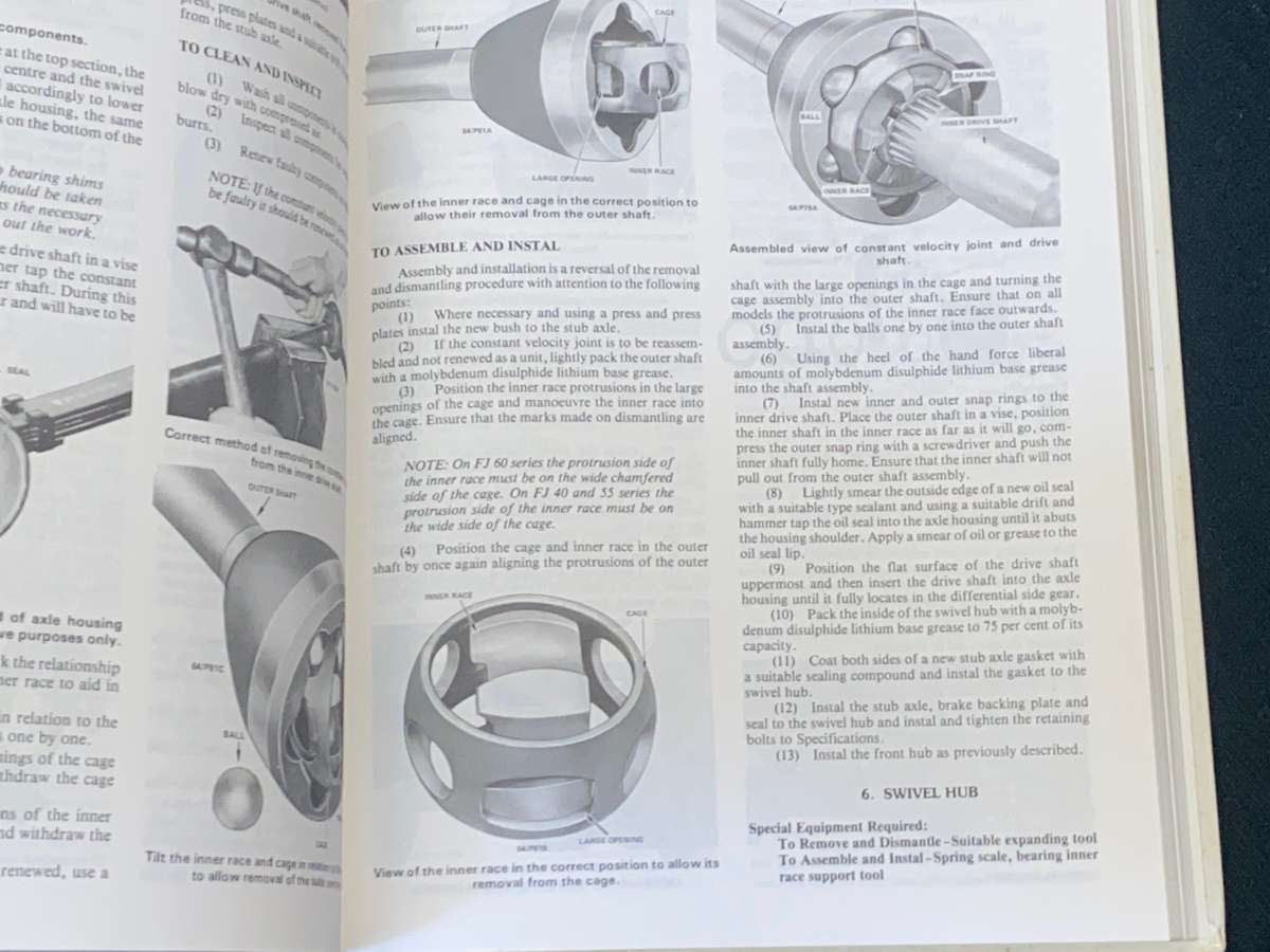 GREGORY'S LAND CRUISER FJ SERIES (PETROL) 1975/1984 SERVICE AND REPAIR MANUAL