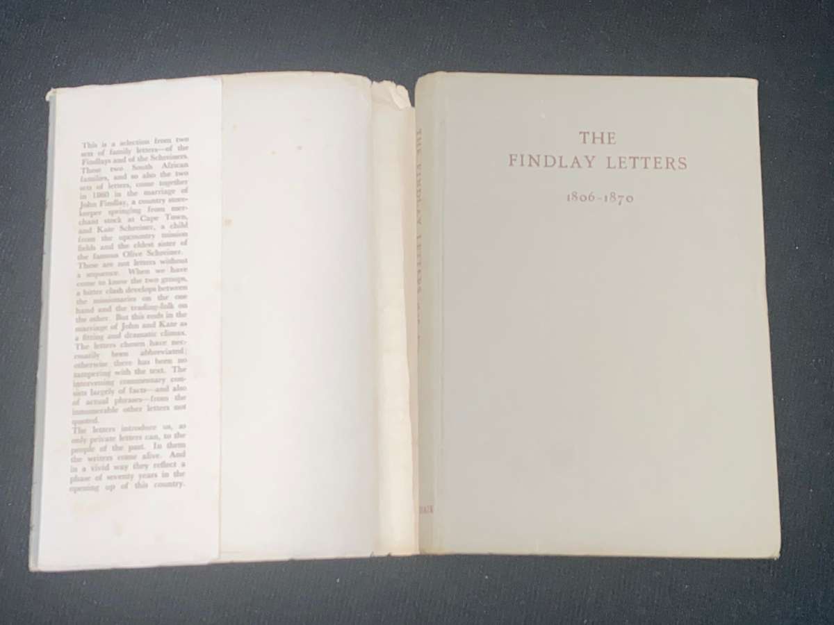 THE FINDLAY LETTERS 1808-1870 EDITED BY JOAN FINDLAY