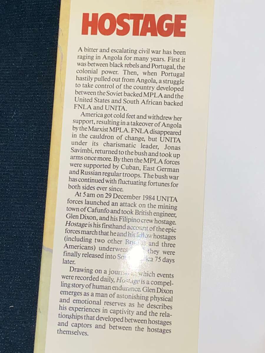 HOSTAGE BY GLEN DIXON AS TOLD TO ANTHONY MOCKLER